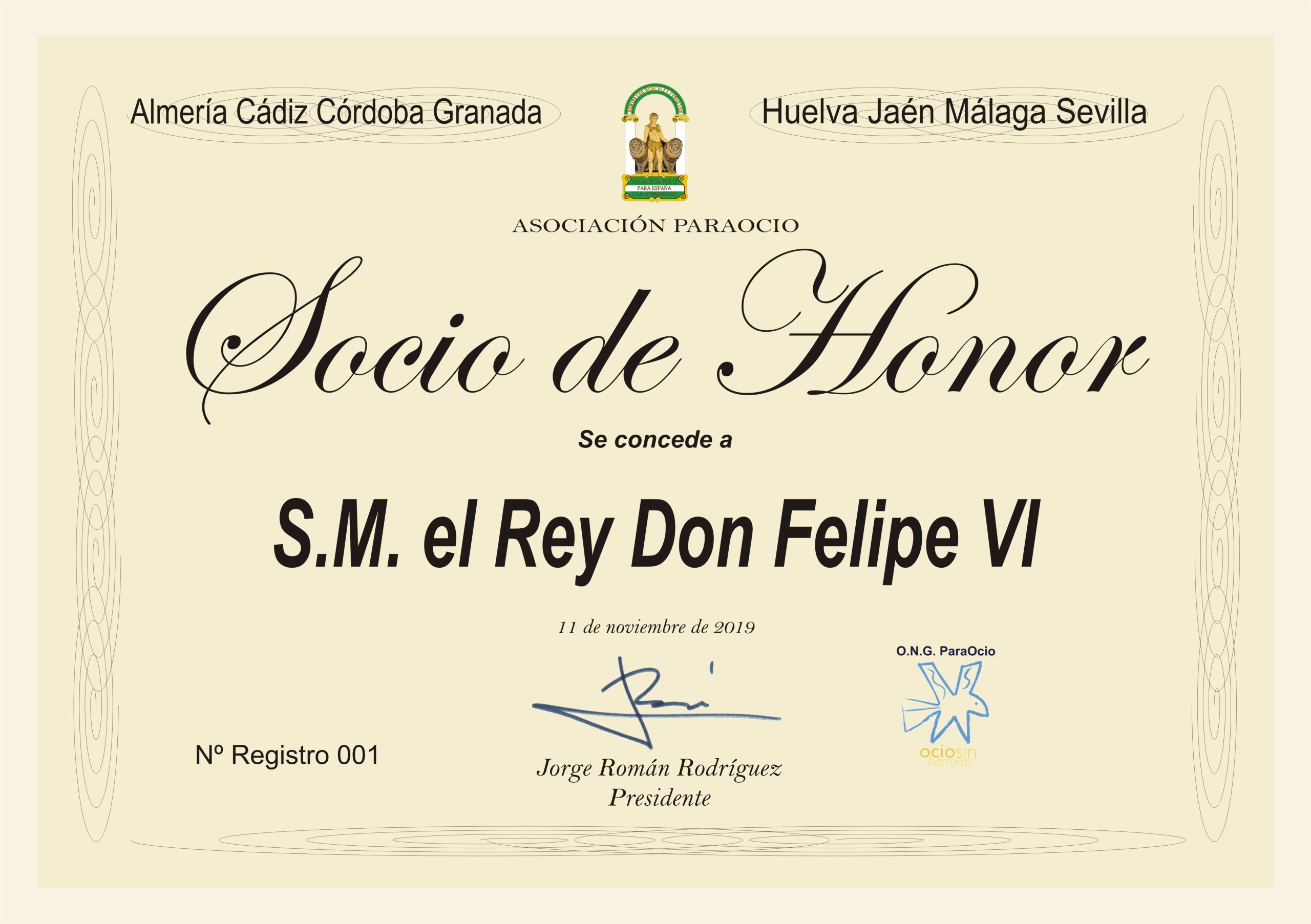 TÍTULO SM EL REY